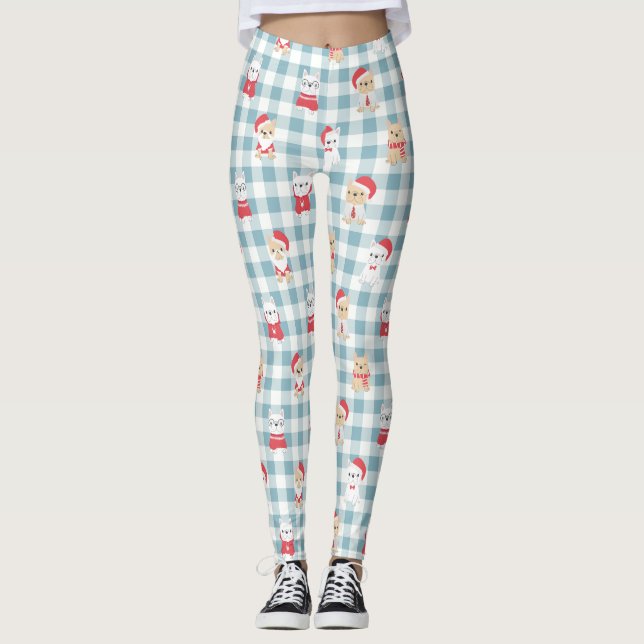 Jolis leggings de YOGA imprimés (Devant)