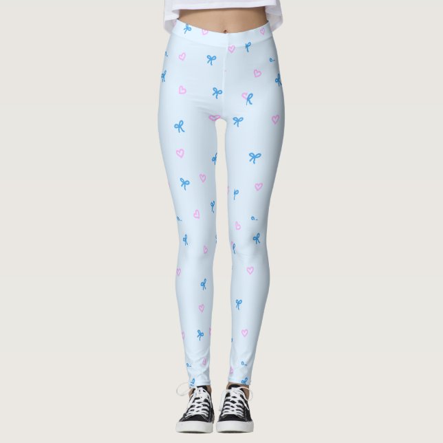 Jolis leggings imprimés YOGA (Devant)