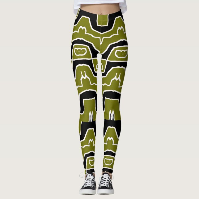 Jolis leggings multicolores tendance "Ratti_Creati (Devant)
