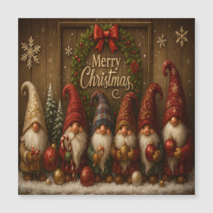 Jolis nains de Noël joyeux