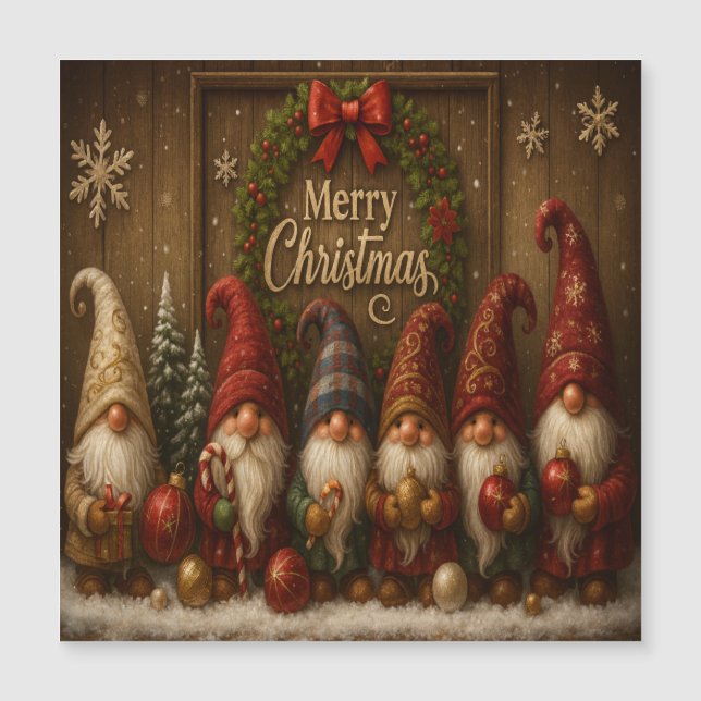 Jolis nains de Noël joyeux (Devant)