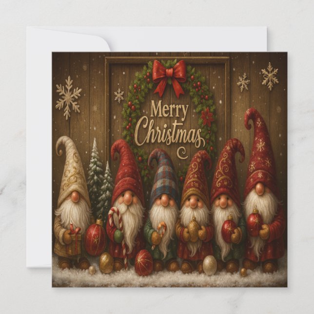 Jolis nains de Noël joyeux (Devant)