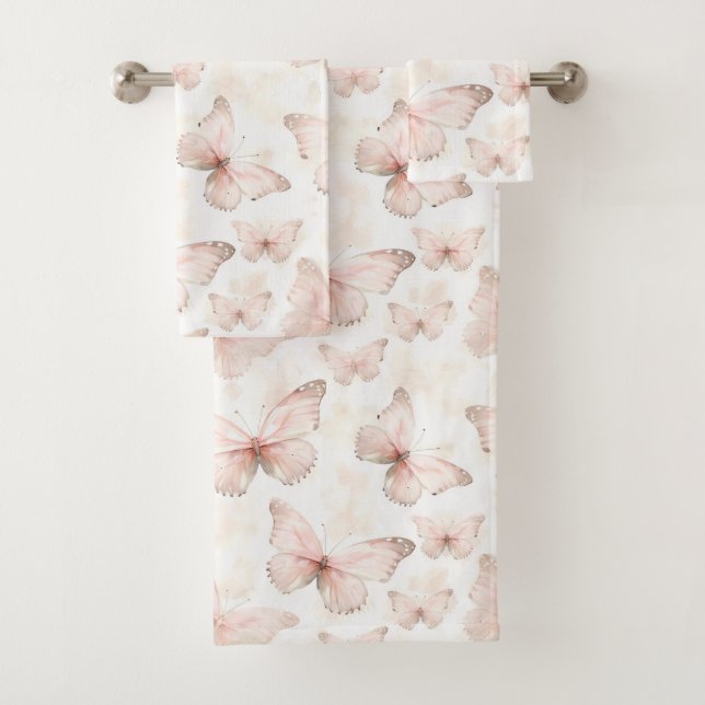 Jolis Papillons Roses   (En situation)