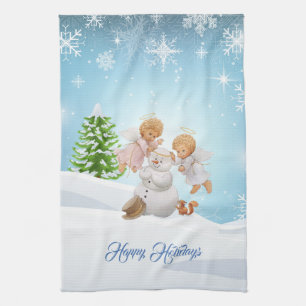 Jolis Petits Anges Et Serviette De Cuisine Bonhomm