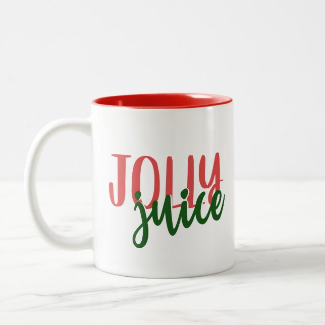 Jolly Juice Funny Christmas Mug (Gauche)