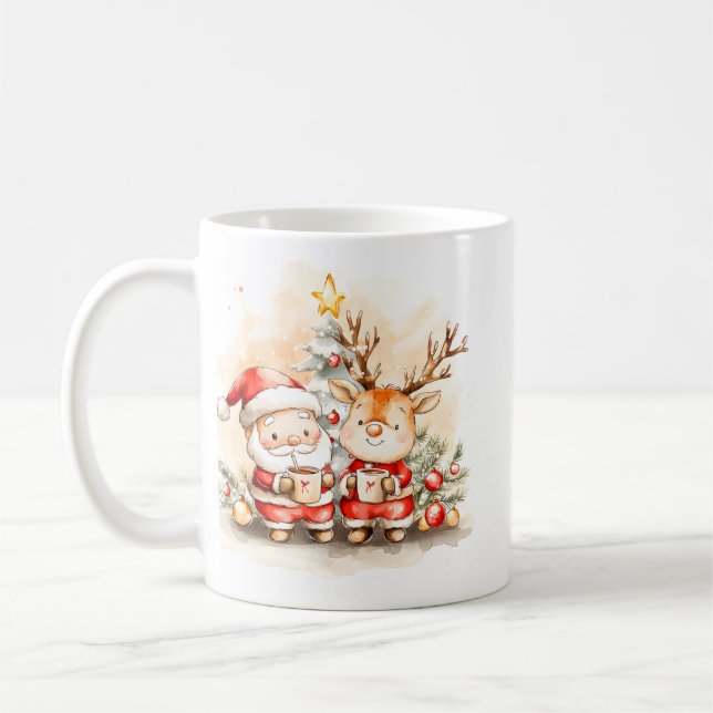 Jolly Old St. Nick Mug | Vintage Style  (Gauche)