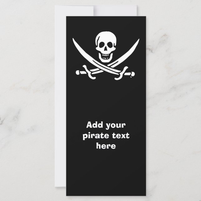 Jolly roger drapeau de pirate (Devant)