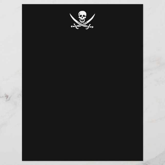 Jolly roger drapeau de pirate (Devant)