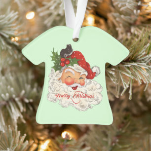 Jolly vintage Santa Claus Joyeux rétro de Noël