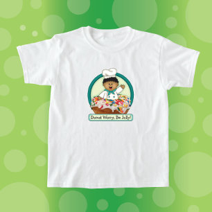 JollyKins Donut Worry Be Jolly (Vert) T-Shirt