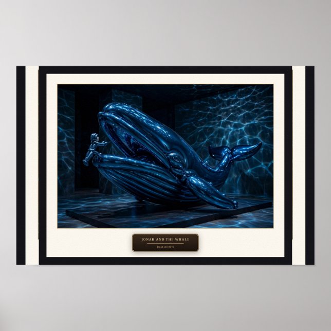 Jonah et la Baleine — Affiche de Sculpture de Ball (Devant)
