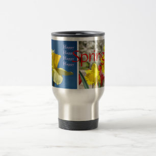 Jonquilles de voyage Tasses à café Fleurs de print