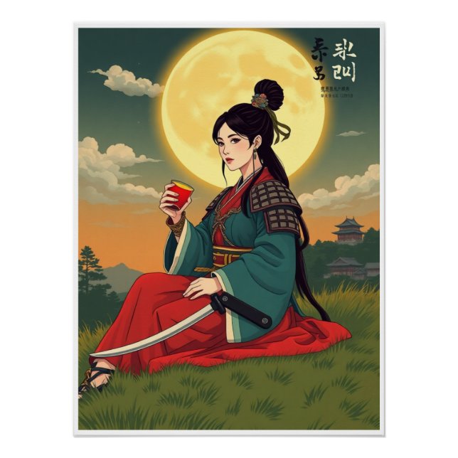 Joseon Femme Warrior - Poster de Soju Moonligh (Devant)