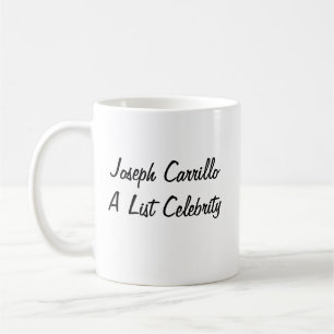 Joseph Carrillo par tasse de café de célébrité