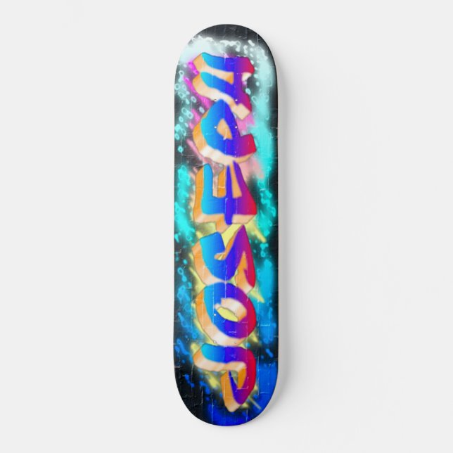 JOSEPH Customisé Graffiti Skateboard (Recto)