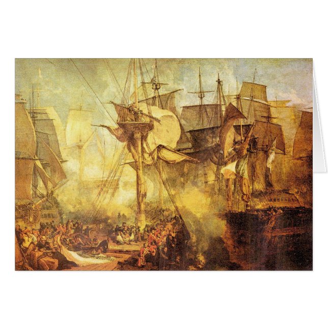 Joseph Mallord Turner - bataille de Trafalgar (Devant Horizontal)