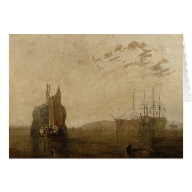 Joseph Mallord William Turner | Hulks sur le Tamar (Devant horizontal)