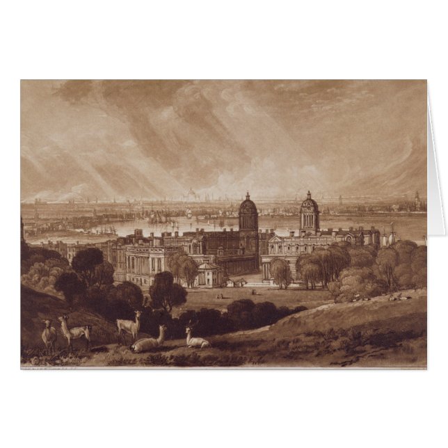 Joseph Mallord William Turner | Londres de Greenw (Devant horizontal)