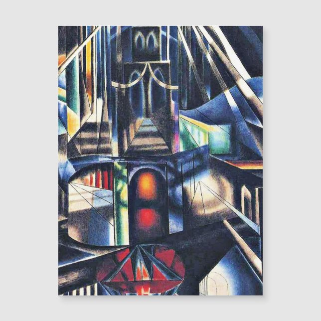 Joseph Stella - Old Brooklyn Bridge (Devant)