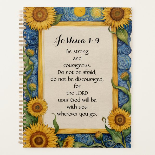 Joshua 1:9 NIV Art de verset biblique  (Devant)