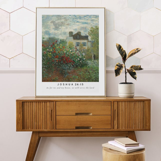 Joshua 24:15 Poster du couplet biblique (Créateur téléchargé)