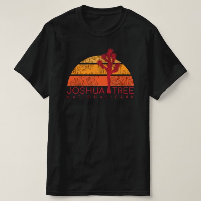Joshua Tree National Parks T-shirt Dark (Design devant)