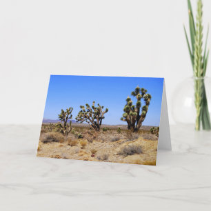 Joshua Trees, Désert de Mojave, Carte de voeux
