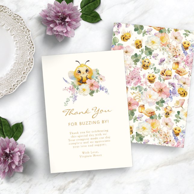 Jote Carte de remerciements (Cute Bee Thank You Card
)