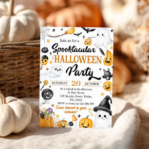 Jote Éffrayant Fantôme Halloween Invitation de la