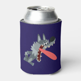 Jote Excitée Cartoon Wolf Can Bottle Glacière