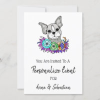 *~ Jote Frenchie French Bulldog Event Invitation