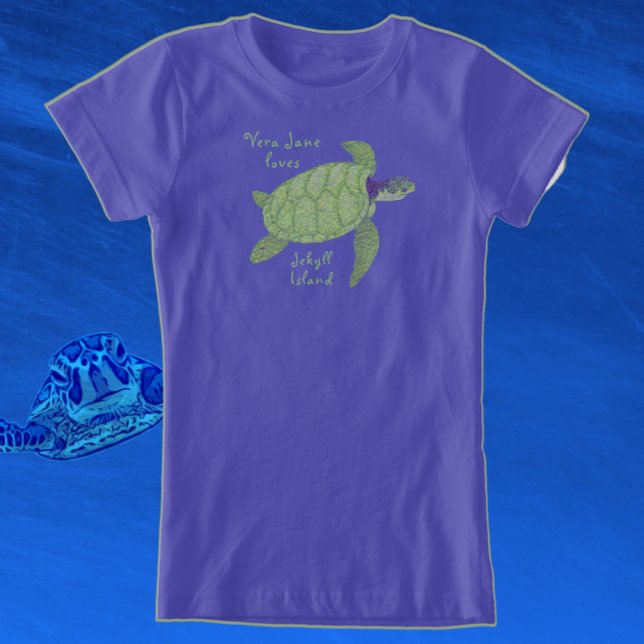 Jote Jekyll Island Florida Sea Turtle T-Shirt (Créateur téléchargé)
