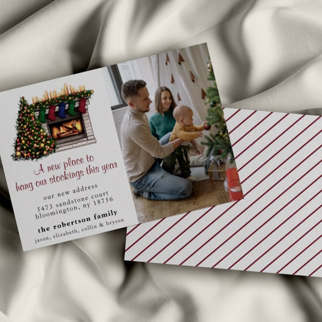 Jote Noël Nouveau Accueil Photo Moving Faire-part (Créateur téléchargé)