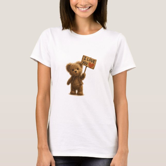 Jote Pauvre Ours Anniversaire T-shirt femme d'Hall (Devant)