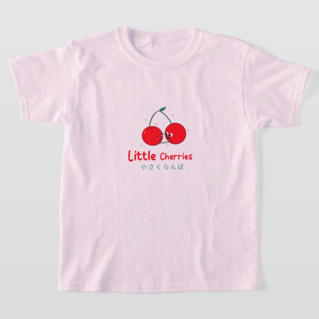  Jote Red Cherries Les enfants T-shirt basique  (Poser)