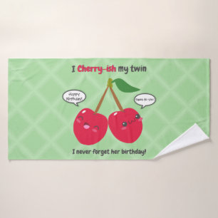 Jote Red Cherry Kawaii Twins Anniversaire