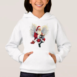 Jote Santa Claus Angel Enfants Sweat - shirt à cap