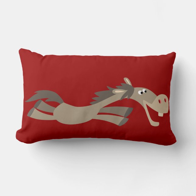 Jote Swift Cartoon Horse Lumbar Coussin (Recto)