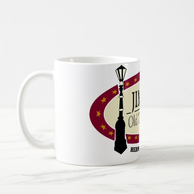 JOTT Logo MOYENblancBLANC Mug à café à deux tons (Gauche)