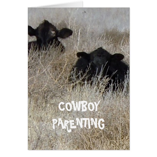 Jouant des jeux de bébé - Parenting de cowboy (Devant)