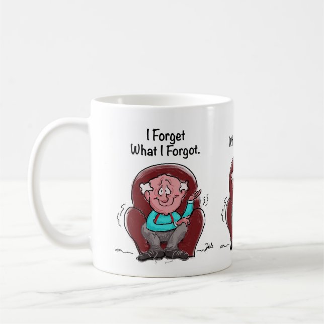 J'Oublie Ce Que J'Ai Oublié Mug (Gauche)