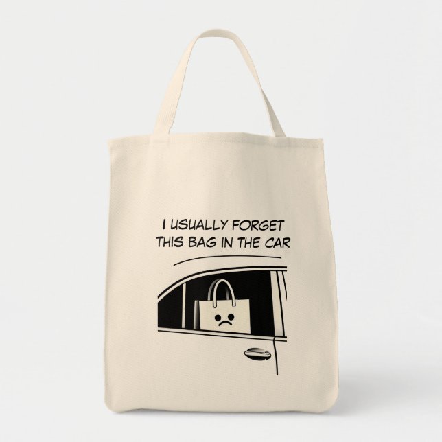 J'oublie généralement ce sac dans la voiture - Sac (Devant)