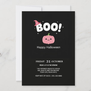 Joue BOO ! Invitation du parti Halloween