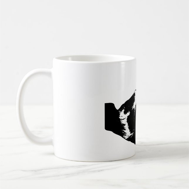 Jouer à la surprise de café de chat Mug (Gauche)