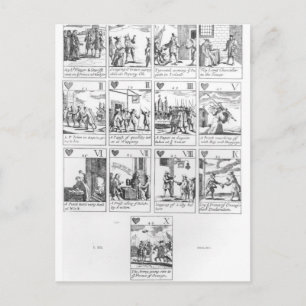 Jouer aux cartes anti-catholiques commémorant