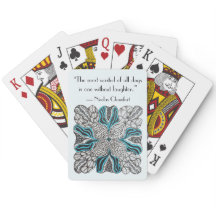 Jouer aux cartes avec des cartes à jouer gribouill