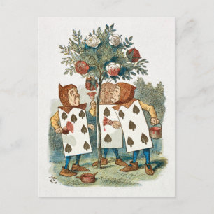 Jouer aux cartes Illustration The Nursery Alice