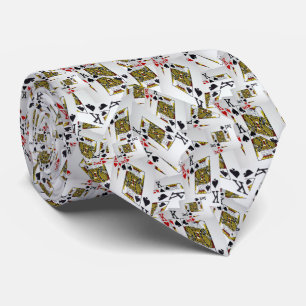 Jouer aux cartes Rois Couché, Cravate