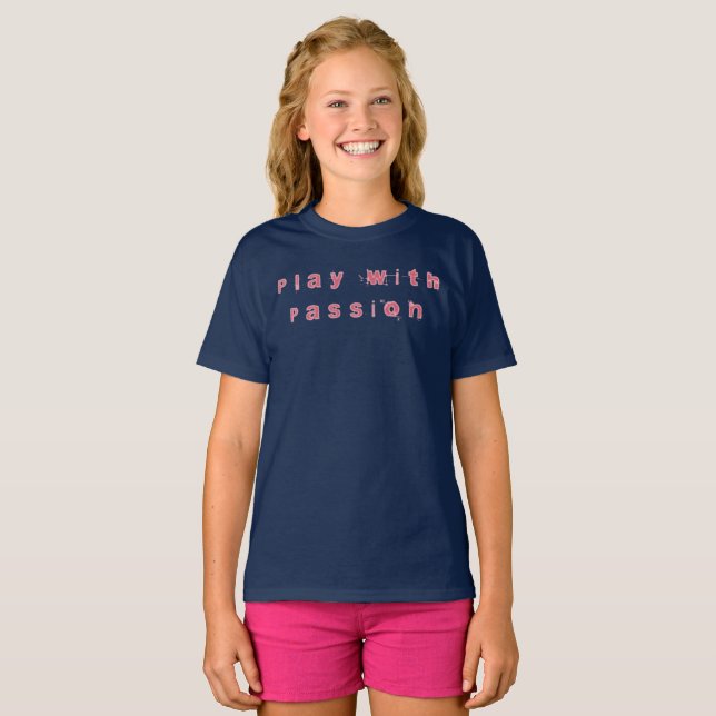 Jouer avec le T-shirt de la passion (Devant entier)