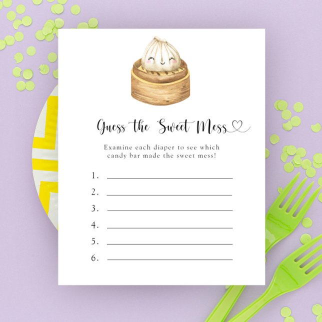 Jouer baby shower Guess le jeu Sweet Mess (Créateur téléchargé)